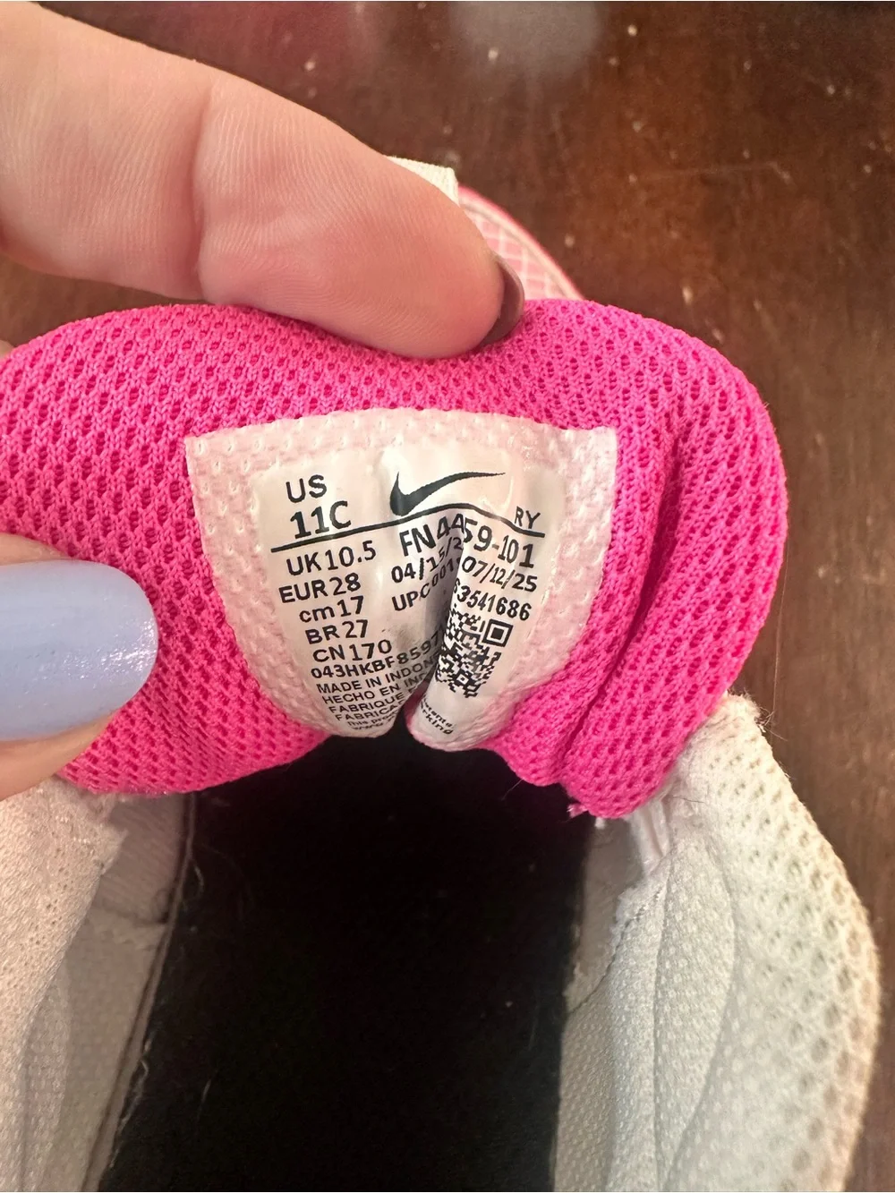 Nike bright pink